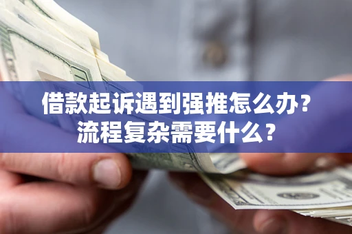 北京借款起诉遇到强推怎么办？流程复杂需要什么？
